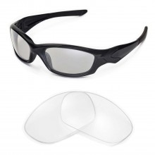Walleva Clear Non-Polarized Replacement Lenses for Oakley Straight Jacket Sunglasses
